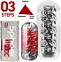 Мастурбатор Tenga Spinner DX 03 Steps фото 2