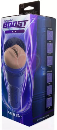 Мастурбатор Fleshlight Boost Blow Brown ротик фото 6