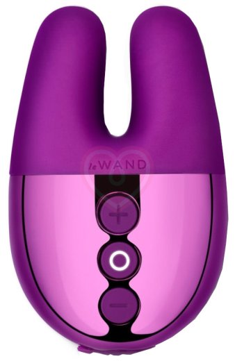 Мини-вибратор с двумя кончиками Le Wand Double Vibe фиолетовый фото 1
