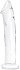 Стеклянный реалистичный фаллоимитатор Glass Dildo With Veins Flat Base прозрачный фото 1