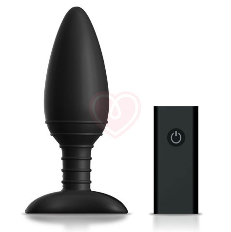 Анальная пробка с дистанционным пультом Nexus Ace Butt Plug S чёрная фото 1