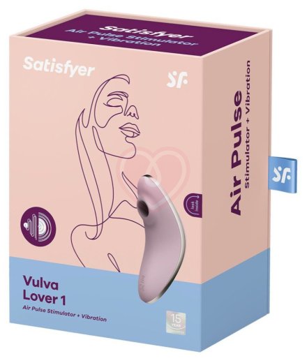 Вакуумный вибростимулятор Satisfyer Vulva Lover 1 пыльно-розовый фото 2