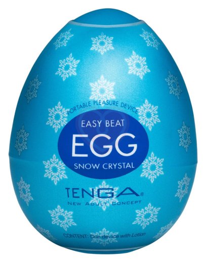 Мастурбатор яйцо Tenga Egg Snow Crystal с охлаждающим эффектом фото 1