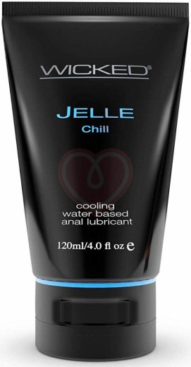Анальная охлаждающая смазка на водной основе Wicked Jelle Chill 120 мл фото 1