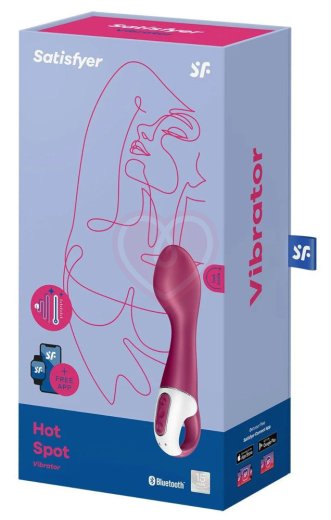 Вибратор Satisfyer Hot Spot для зоны G с функцией нагрева и приложением фото 5