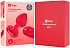 Анальная пробка с кристаллом сердцем и вибрацией b-Vibe Heart Shape Jewel Plug M/L красная фото 11