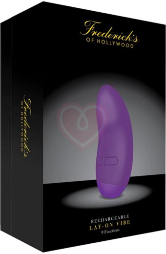 Клиторальный вибратор Fredericks Lay-On Vibe фиолетовый фото 4