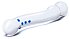 Изогнутый стеклянный стимулятор Textured G-Spot Glass Dildo прозрачный фото 2