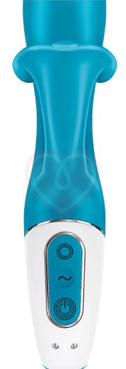 Вибратор Satisfyer Embrace Me с тройным клиторальным стимулятором бирюзовый фото 5