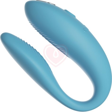 Вибратор для пар We-Vibe Sync Go голубой фото 2