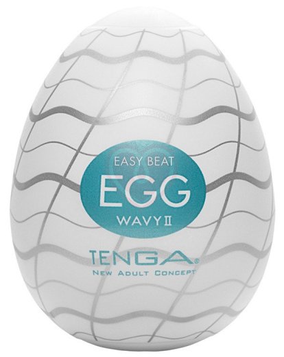 Мастурбатор яйцо Tenga Egg Wavy II фото 1