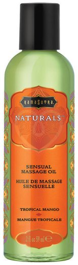 Массажное масло KamaSutra Naturals Tropical Mango Манго 59 мл фото 1