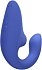 Вибратор для зоны G c бесконтактной стимуляцией клитора Womanizer Blend голубой фото 5