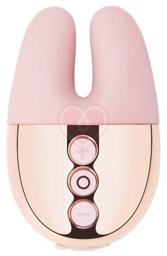 Мини-вибратор с двумя кончиками Le Wand Double Vibe розовое золото фото 1