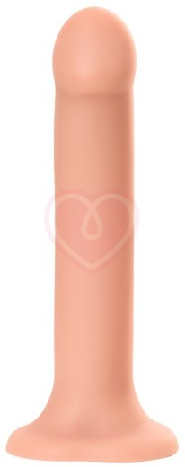 Гибкий фаллоимитатор на присоске Strap-on-me XL 20 см телесный фото 5