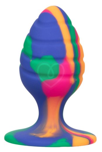 Рельефная цветная пробка на присоске Cheeky Swirl средняя фото 2