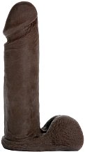 Насадка к трусикам реалистичный фаллоимитатор Vac-U-Lock Ultraskyn Cock 19 см коричневый