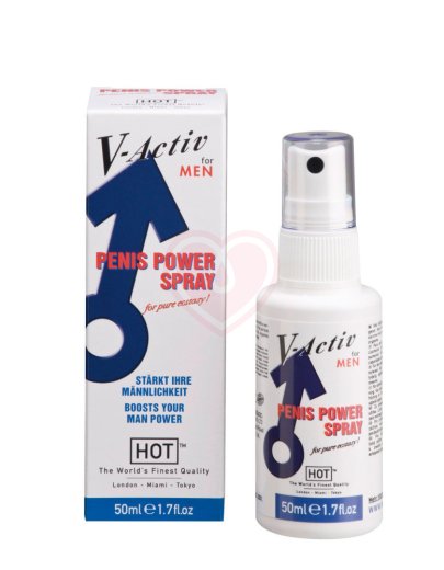 Спрей Hot V-activ со стимулирующим эффектом для мужчин 50 мл фото 1