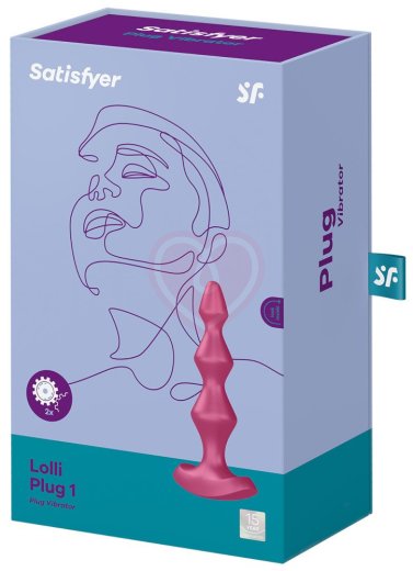 Анальный вибростимулятор Satisfyer Lolli Plug 1 розовый фото 2