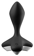 Анальная вибропробка Satisfyer Game Changer с приложением чёрная
