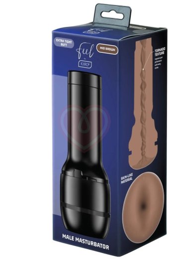 Мастурбатор попка Kiiroo Feel Stroker Extra Tight Butt коричневая фото 6