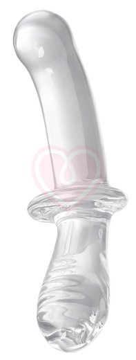 Двухсторонний фаллоимитатор Satisfyer Double Crystal из прозрачного стекла фото 1