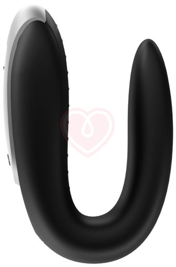 Парный вибратор Satisfyer Double Fun с управлением от приложения или пульта чёрный фото 2