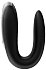 Парный вибратор Satisfyer Double Fun с управлением от приложения или пульта чёрный фото 2