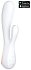 Вибратор со стимулятором клитора Satisfyer Mono Flex с приложением белый фото 1