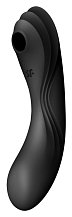 Рельефный вакуумный вибростимулятор Satisfyer Curvy Trinity 4 чёрный
