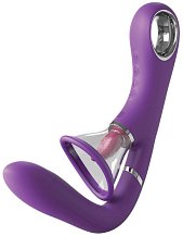 Стимулятор зоны G с помпой и язычком для клитора Ultimate Pleasure Pro
