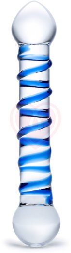 Стеклянный фаллоимитатор Glas Spiral Dildo фото 1