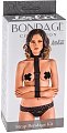 Ошейник с наручниками Bondage Collections Strap Bondage Kit One Size черный