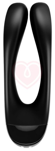 Мини-вибратор с двумя кончиками Satisfyer Candy Cane чёрный фото 3