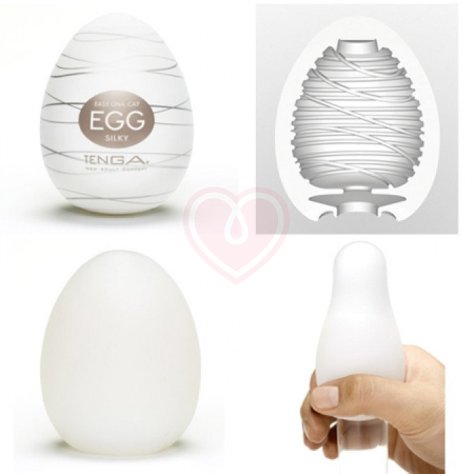 Мастурбатор яйцо Tenga Egg Silky фото 2