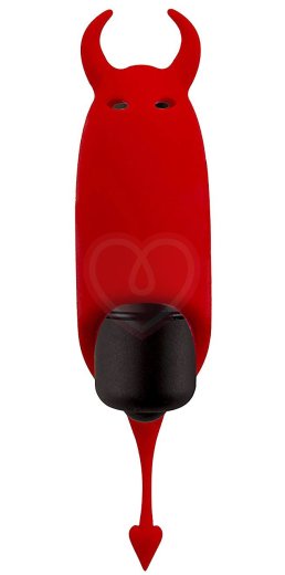 Мощная вибропулька Маленький Демон Mini Vibrator Devol красный фото 1