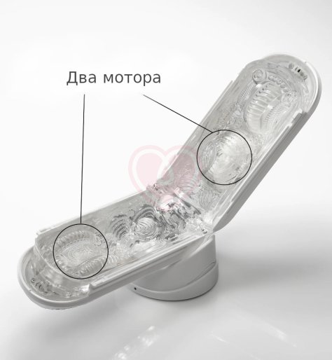 Мастурбатор Tenga Flip Zero Gravity EV с вибрацией белый фото 2