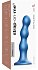 Рельефный фаллоимитатор Strap-On-Me Dildo Plug Balls размер L 15 см голубой фото 5
