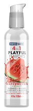 Согревающий лубрикант 4 в 1 Swiss Navy Playful Flavors Арбуз 118 мл