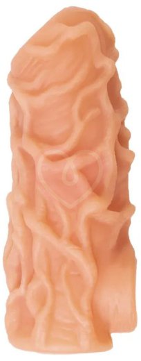 Реалистичная насадка с открытой головкой Kokos Nude Sleeve NS004-L фото 1