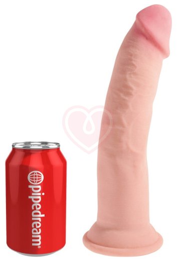 Фаллоимитатор на присоске King Cock Triple Density 23 см телесный фото 3