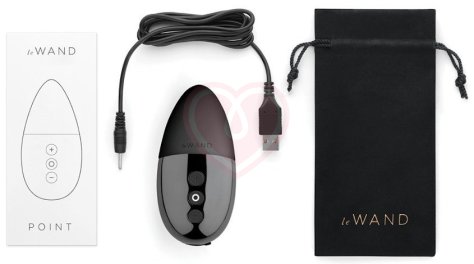 Утяжелённый мини-вибратор Le Wand Point чёрный хром фото 5