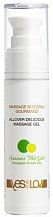 Лубрикант 3 в 1 YESforLOV Allover Delicious Massage Gel Ананас и зелёный чай 50 мл