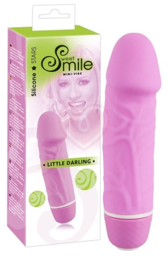 Минивибратор реалистичный Smile Mini Little Darling розовый фото 2