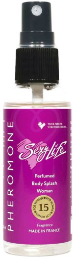 Парфюмированный спрей для тела Sexy Life №15 с феромонами для женщин 50 мл фото 1