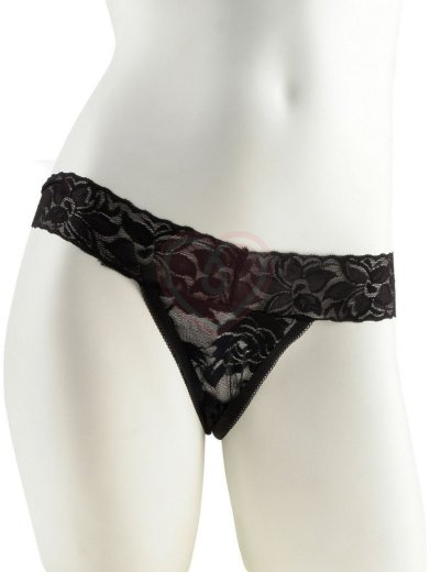 Трусики с вибратором и пультом Remote Control Vibrating Panties черные фото 4