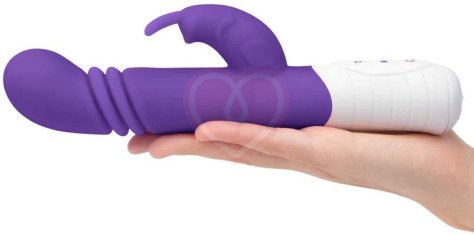 Вибратор-кролик с пульсирующей головкой Slim Shaft Thrusting G-Spot Rabbit фиолетовый фото 7