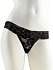 Трусики с вибратором и пультом Remote Control Vibrating Panties черные фото 4