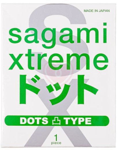 Утончённые рельефные презервативы Sagami Xtreme Type-E 1 шт фото 1