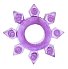 Кольцо эрекционное Toyfa Love Ring снежинка фиолетовое фото 1